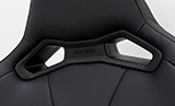 JADE スタイリッシュシートカバー for RECARO SR-C パンチングレザー＆レッドステッチ